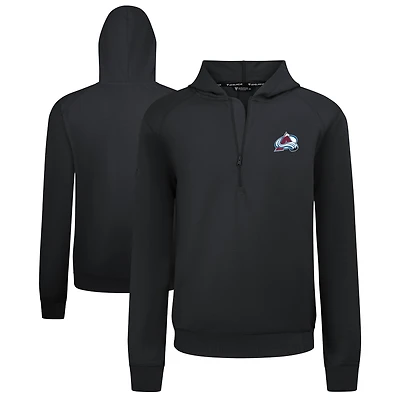 Men's Levelwear Colorado Avalanche Technic Quarter-Zip Pullover Hoodie