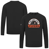 Men's Levelwear Black Philadelphia Flyers Mandate Banner Arch Pullover