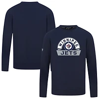 Men's Levelwear Navy Winnipeg Jets Mandate Banner Arch Pullover
