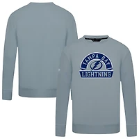 Men's Levelwear Gray Tampa Bay Lightning Mandate Banner Arch Pullover