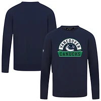 Men's Levelwear Blue Vancouver Canucks Mandate Banner Arch Pullover