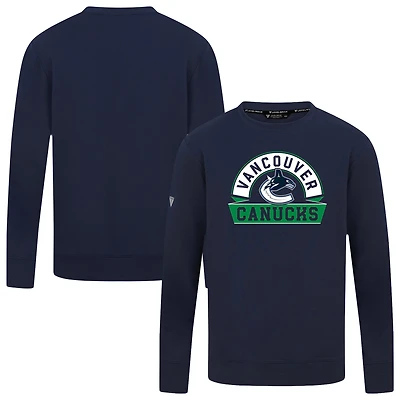 Men's Levelwear Blue Vancouver Canucks Mandate Banner Arch Pullover