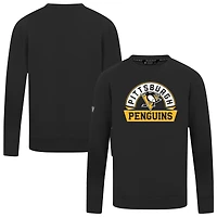 Men's Levelwear Black Pittsburgh Penguins Mandate Banner Arch Pullover