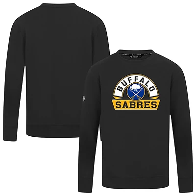 Men's Levelwear Black Buffalo Sabres Mandate Banner Arch Pullover