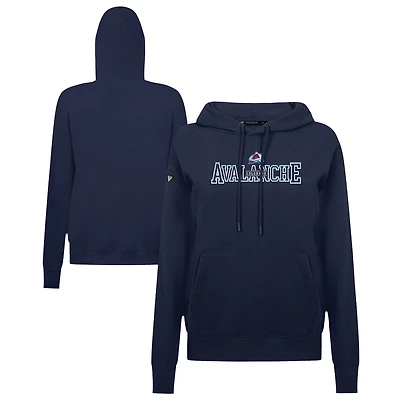 Women's Levelwear Navy Colorado Avalanche Adorn Journey Pullover Hoodie