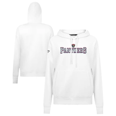 Women's Levelwear White Florida Panthers Adorn Journey Pullover Hoodie