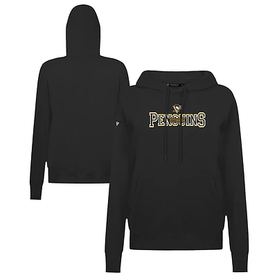 Women's Levelwear Black Pittsburgh Penguins Adorn Journey Pullover Hoodie