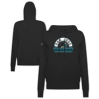 Women's Levelwear Black San Jose Sharks Adorn Banner Arch Pullover Hoodie