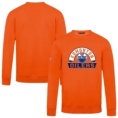 Men's Levelwear Edmonton Oilers Zane Banner Arch Pullover Sweatshirt