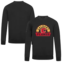 Men's Levelwear Calgary Flames Zane Banner Arch Pullover Sweatshirt