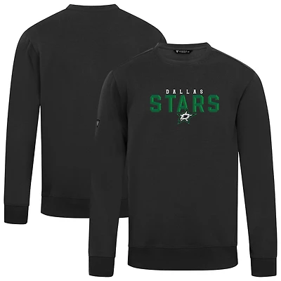 Men's Levelwear Black Dallas Stars Zane Carve Pullover Sweatshirt