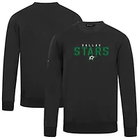 Men's Levelwear Black Dallas Stars Zane Carve Pullover Sweatshirt