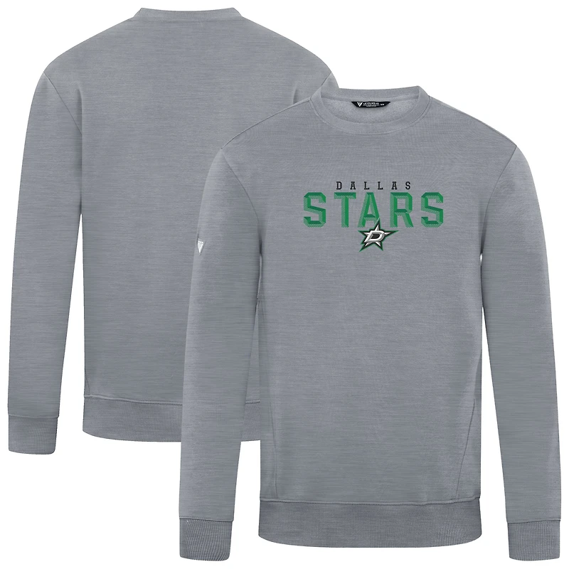 Men's Levelwear Gray Dallas Stars Zane Carve Pullover Sweatshirt