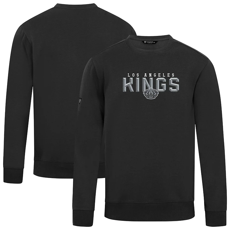 Men's Levelwear Black Los Angeles Kings Zane Carve Pullover Sweatshirt