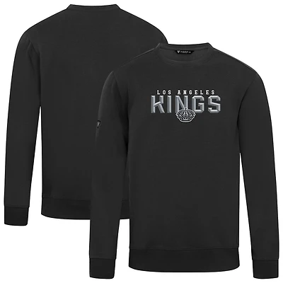Men's Levelwear Black Los Angeles Kings Zane Carve Pullover Sweatshirt