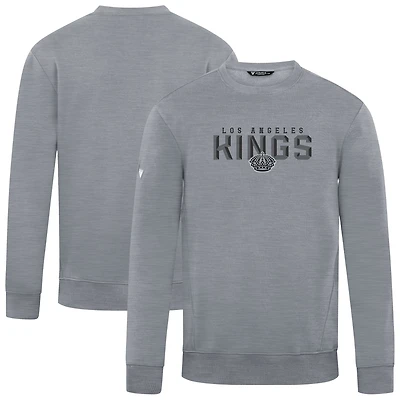 Men's Levelwear Gray Los Angeles Kings Zane Carve Pullover Sweatshirt