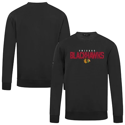 Men's Levelwear Chicago Blackhawks Zane Carve Pullover Sweatshirt