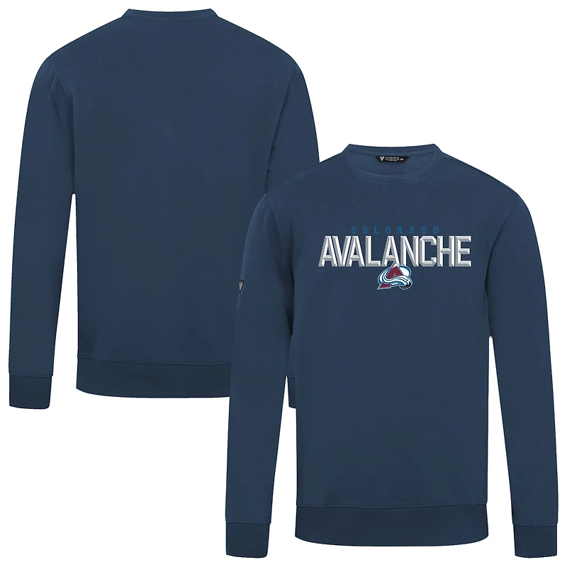 Men's Levelwear Navy Colorado Avalanche Zane Carve Pullover Sweatshirt