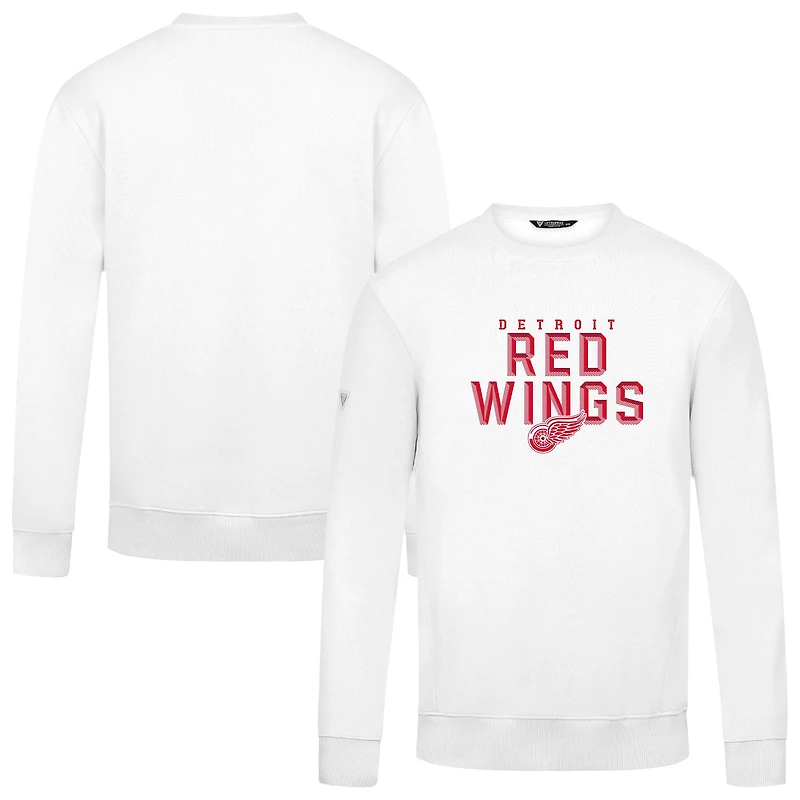 Men's Levelwear Red Detroit Wings Zane Carve Pullover Sweatshirt