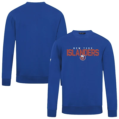 Men's Levelwear Royal New York Islanders Zane Carve Pullover Sweatshirt
