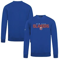 Men's Levelwear Royal New York Islanders Zane Carve Pullover Sweatshirt