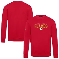 Men's Levelwear Calgary Flames Zane Carve Pullover Sweatshirt