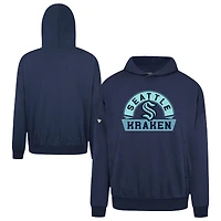 Men's Levelwear Navy Seattle Kraken Contact Banner Arch Pullover Hoodie