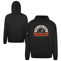 Men's Levelwear Black Philadelphia Flyers Contact Banner Arch Pullover Hoodie