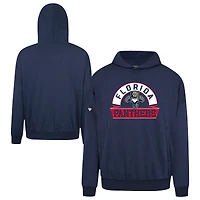 Men's Levelwear Navy Florida Panthers Contact Banner Arch Pullover Hoodie