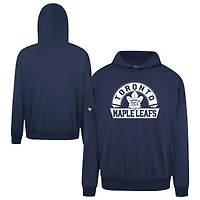 Men's Levelwear Navy Toronto Maple Leafs Contact Banner Arch Pullover Hoodie