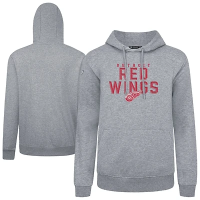 Men's Levelwear Detroit Red Wings Podium Carve Pullover Hoodie