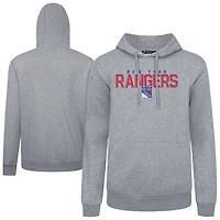 Men's Levelwear New York Rangers Podium Carve Pullover Hoodie