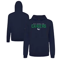 Men's Levelwear Navy Vancouver Canucks Podium Carve Pullover Hoodie