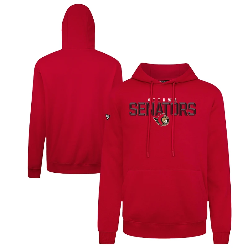 Men's Levelwear Ottawa Senators Podium Carve Pullover Hoodie