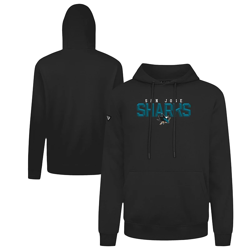 Men's Levelwear San Jose Sharks Podium Carve Pullover Hoodie