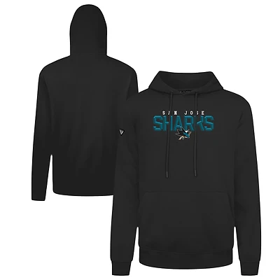 Men's Levelwear San Jose Sharks Podium Carve Pullover Hoodie