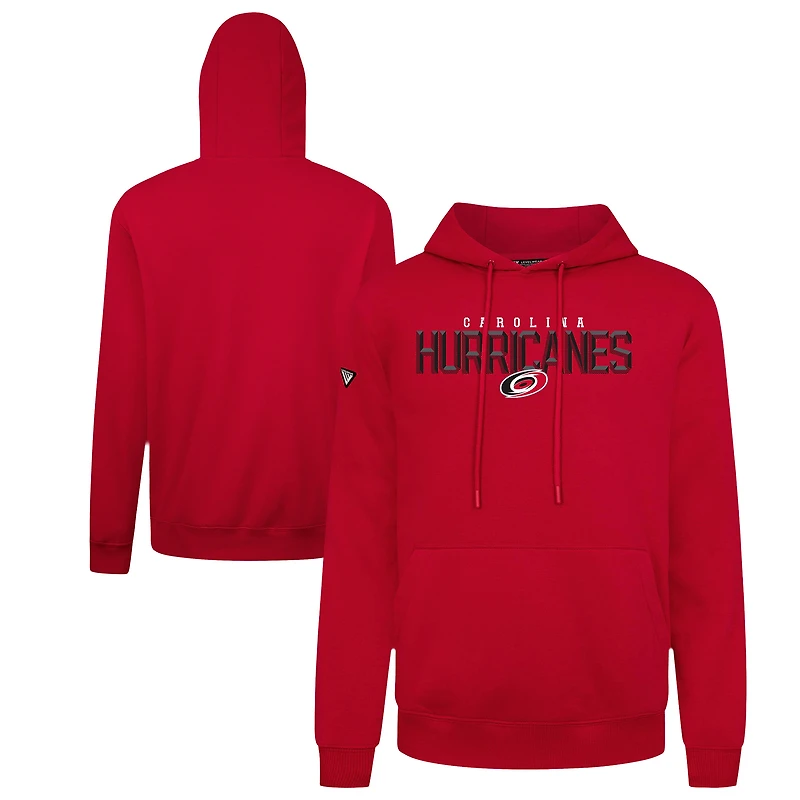 Men's Levelwear Carolina Hurricanes Podium Carve Pullover Hoodie