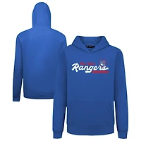 Youth Levelwear Royal New York Rangers Podium Monument Pullover Hoodie