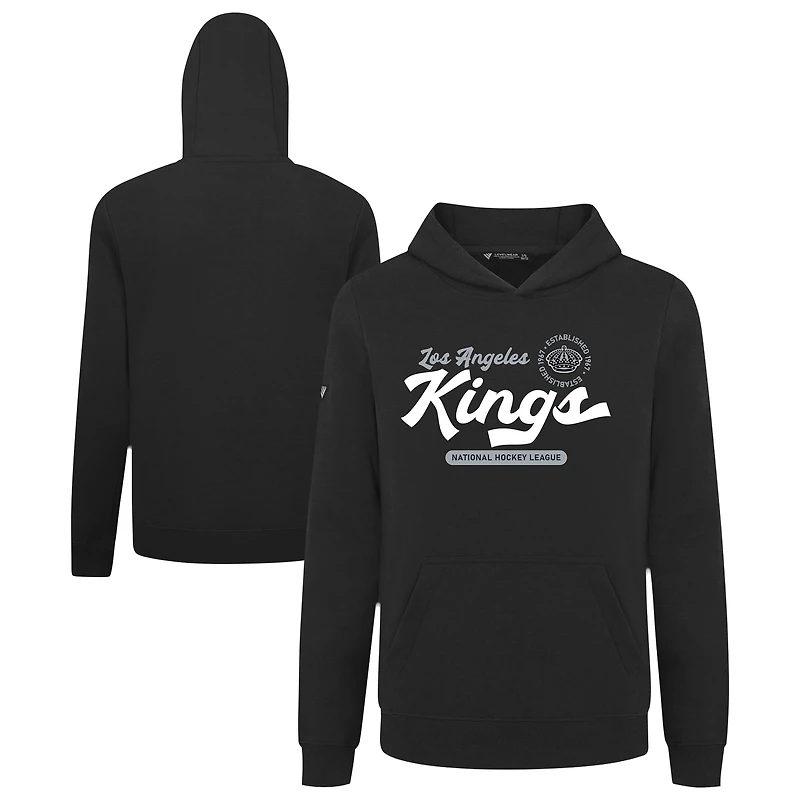 Youth Levelwear Black Los Angeles Kings Podium Monument Pullover Hoodie