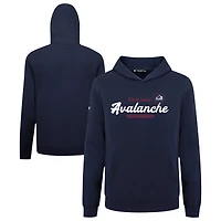 Youth Levelwear Navy Colorado Avalanche Podium Monument Pullover Hoodie