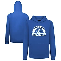 Youth Levelwear Royal Tampa Bay Lightning Podium Banner Arch Pullover Hoodie