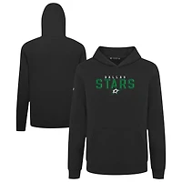 Youth Levelwear Black Dallas Stars Podium Carve Pullover Hoodie