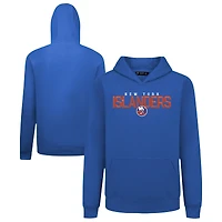 Youth Levelwear Royal New York Islanders Podium Carve Pullover Hoodie