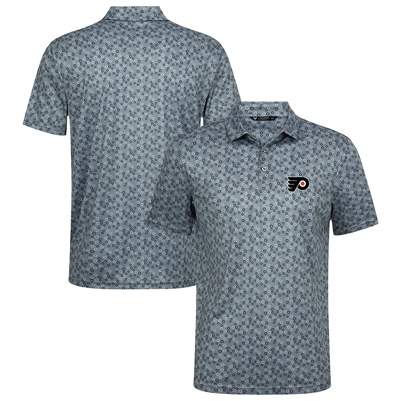 Men's Levelwear Gray Philadelphia Flyers Frost Polo