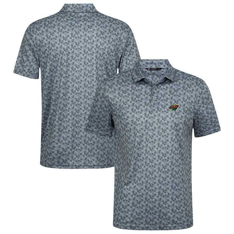 Men's Levelwear Gray Minnesota Wild Frost Polo