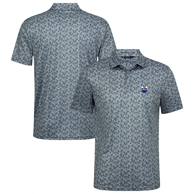 Men's Levelwear Gray Edmonton Oilers Frost Polo