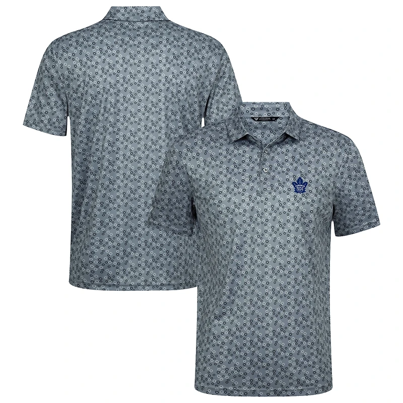 Men's Levelwear Gray Toronto Maple Leafs Frost Polo