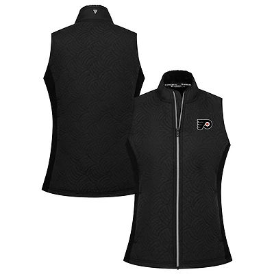 Women's Levelwear Black Philadelphia Flyers Sandra Full-Zip Vest