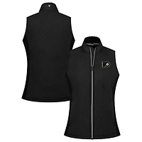 Women's Levelwear Black Philadelphia Flyers Sandra Full-Zip Vest