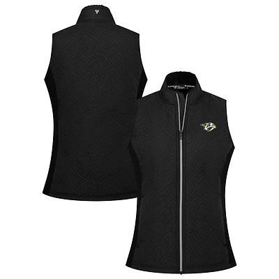 Women's Levelwear Black Nashville Predators Sandra Full-Zip Vest